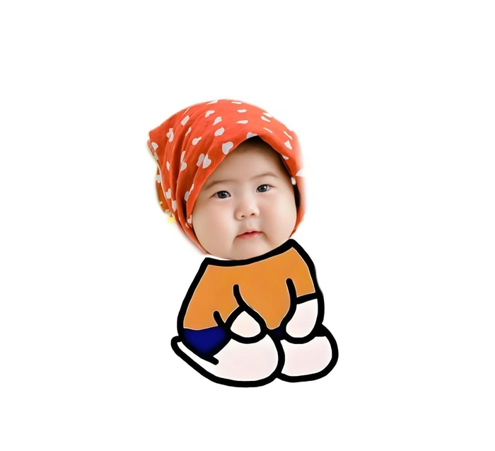 Meme em bé cute đáng yêu