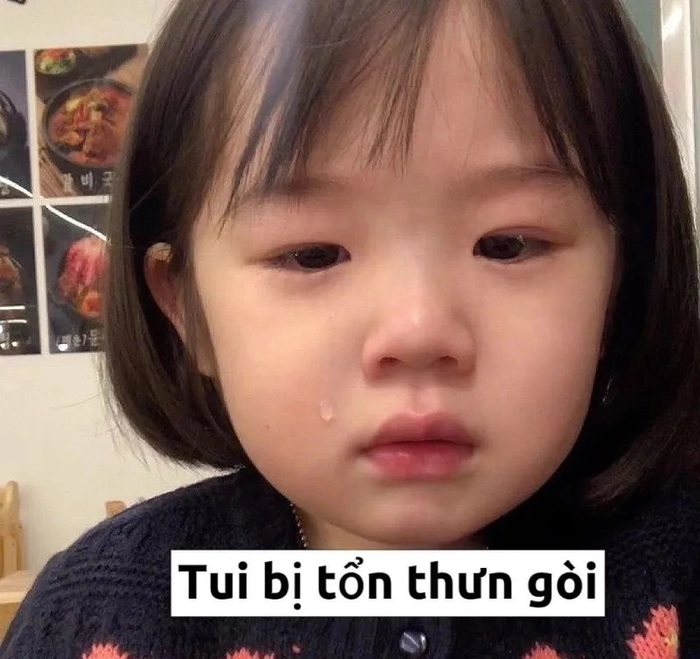 Meme em bé dễ thương troll bá đạo