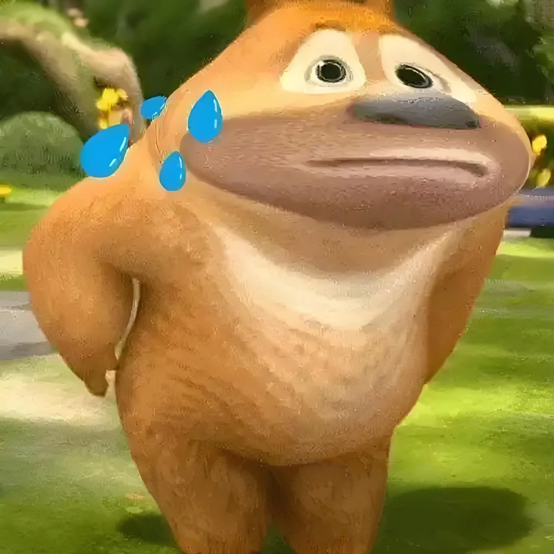 Meme gấu Boonie ngầu khó nhịn cười