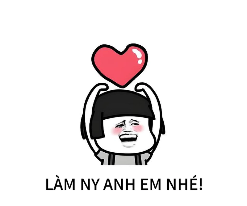 Meme gấu trúc bắn tim hài troll