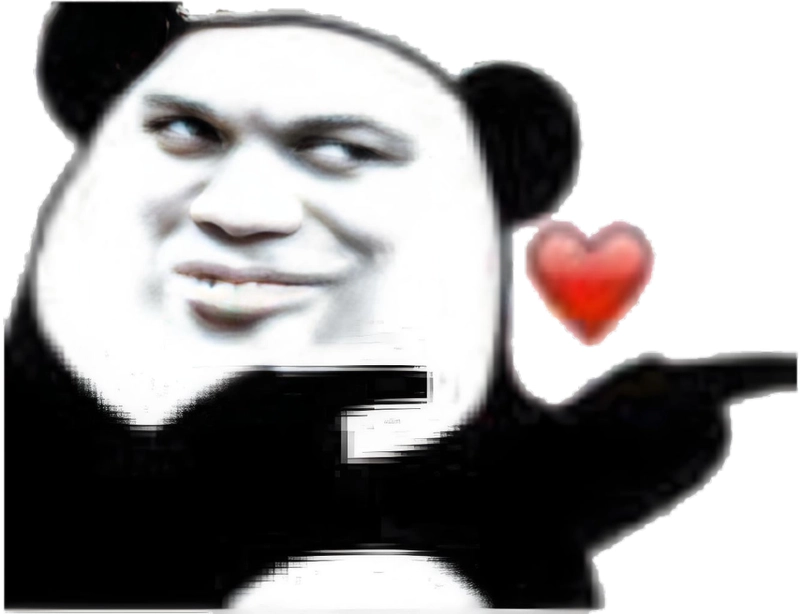 Meme gấu trúc yêu troll bá đạo