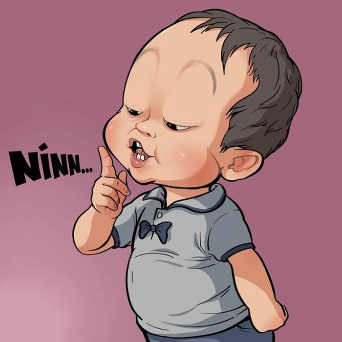 Meme nín em bé lan truyền