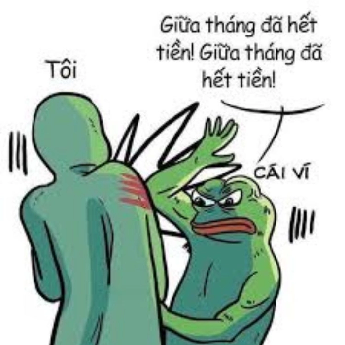 Meme tiền đâu ngầu lòi