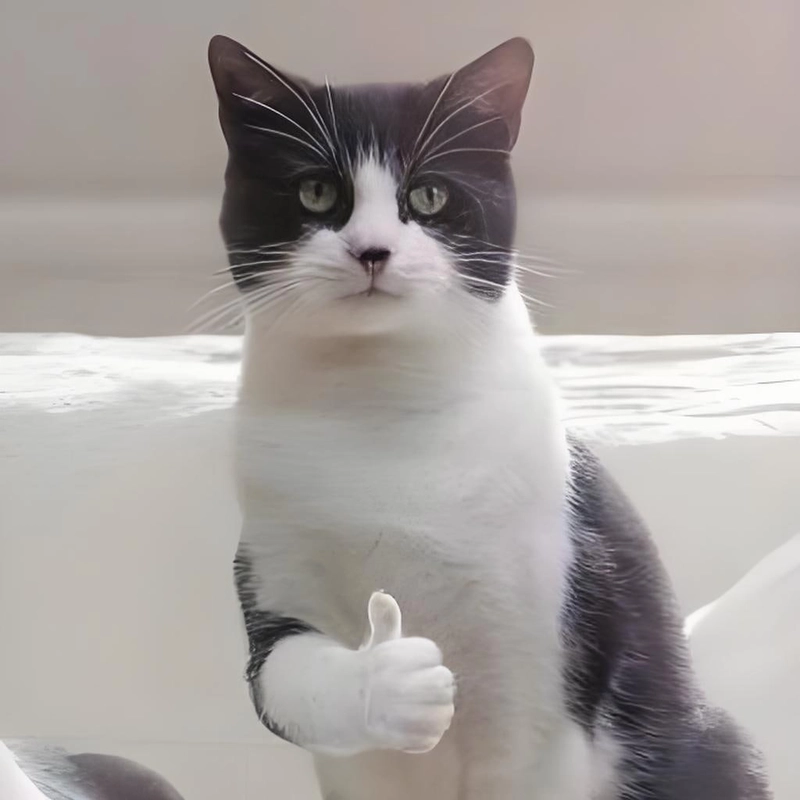 Mèo like meme chế cực chất