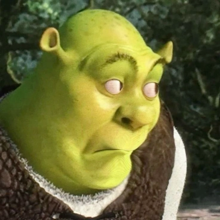 Shrek quái vật xanh meme ngộ nghĩnh
