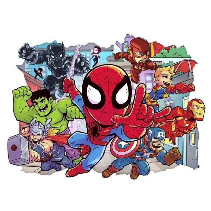 Siêu anh hùng Marvel chibi cực dễ thương