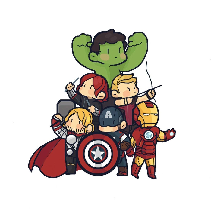 Siêu anh hùng Marvel chibi ngộ nghĩnh