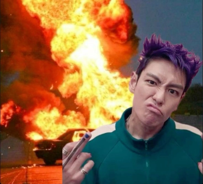 Squid Game 001 meme bá đạo