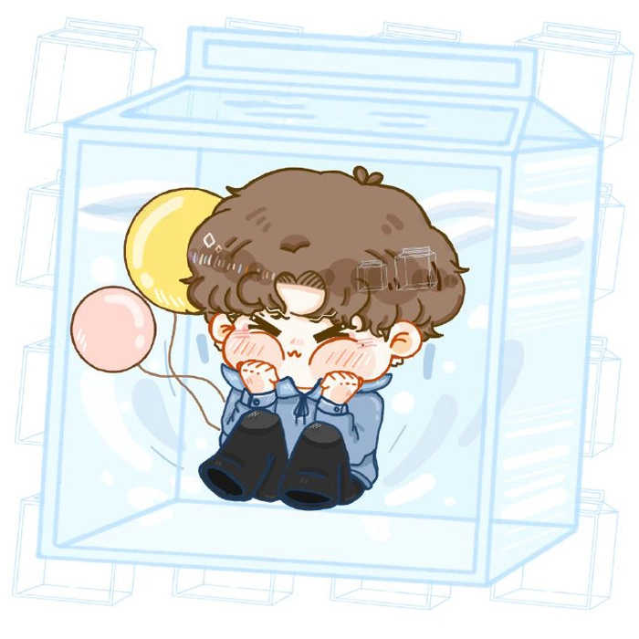 Thái Từ Khôn chibi ngây ngô dễ mến
