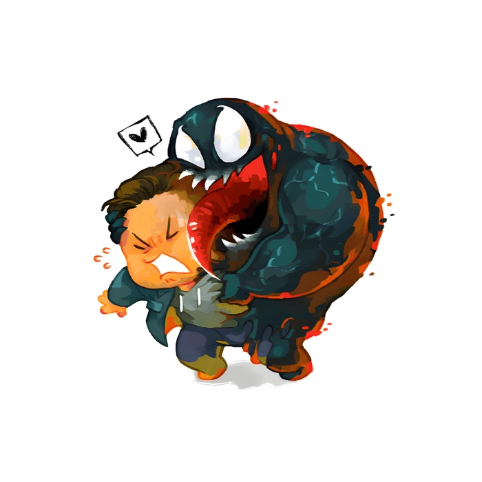 Venom chibi cute lan truyền