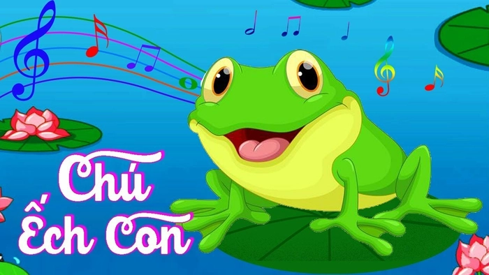 lời bài hát chú ếch con