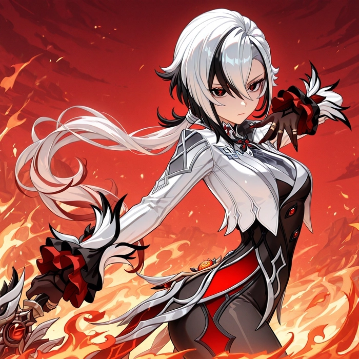 Ảnh Arlecchino nền đẹp