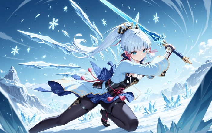 Ảnh Ayaka Kamisato ấn tượng