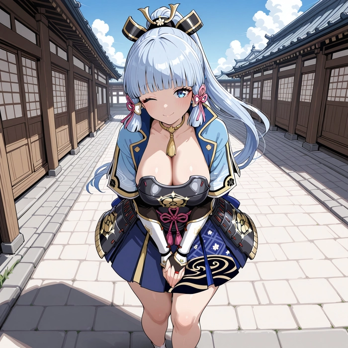 Ảnh Ayaka Kamisato gợi cảm