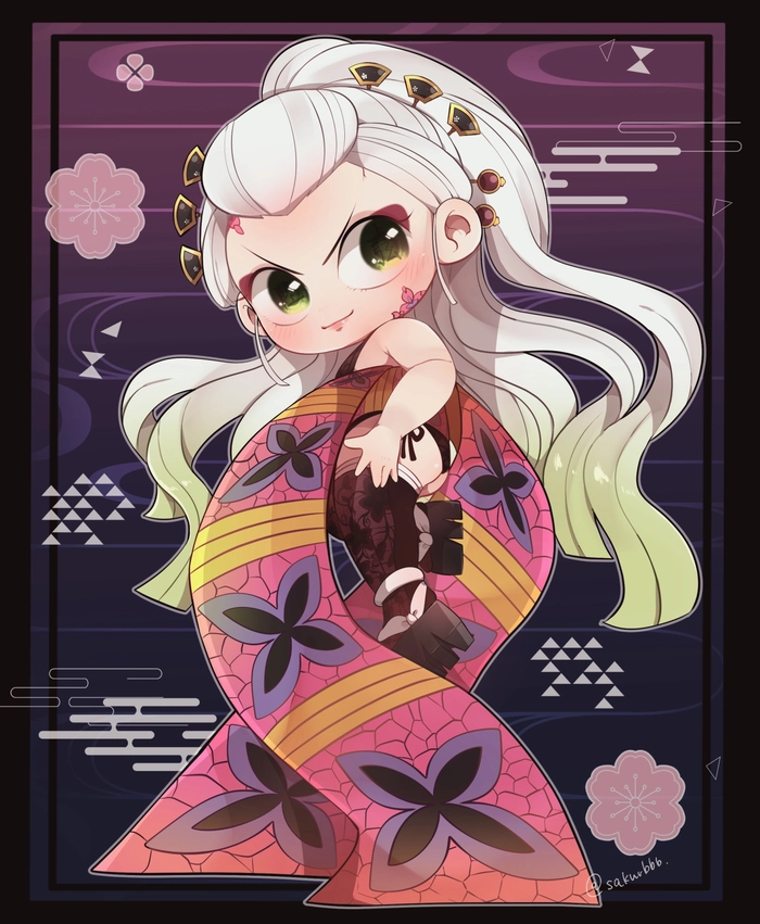 Ảnh Daki cute chibi siêu đáng yêu