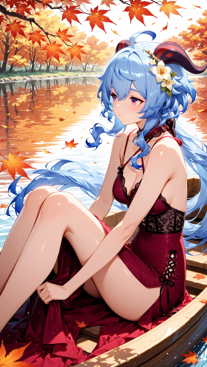 Ảnh Ganyu Genshin Impact ấn tượng