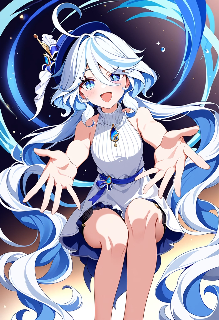 Ảnh Genshin Impact Furina xinh đẹp