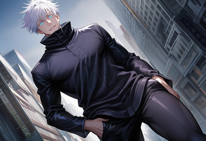 Ảnh Gojo Satoru cute fanart đẹp