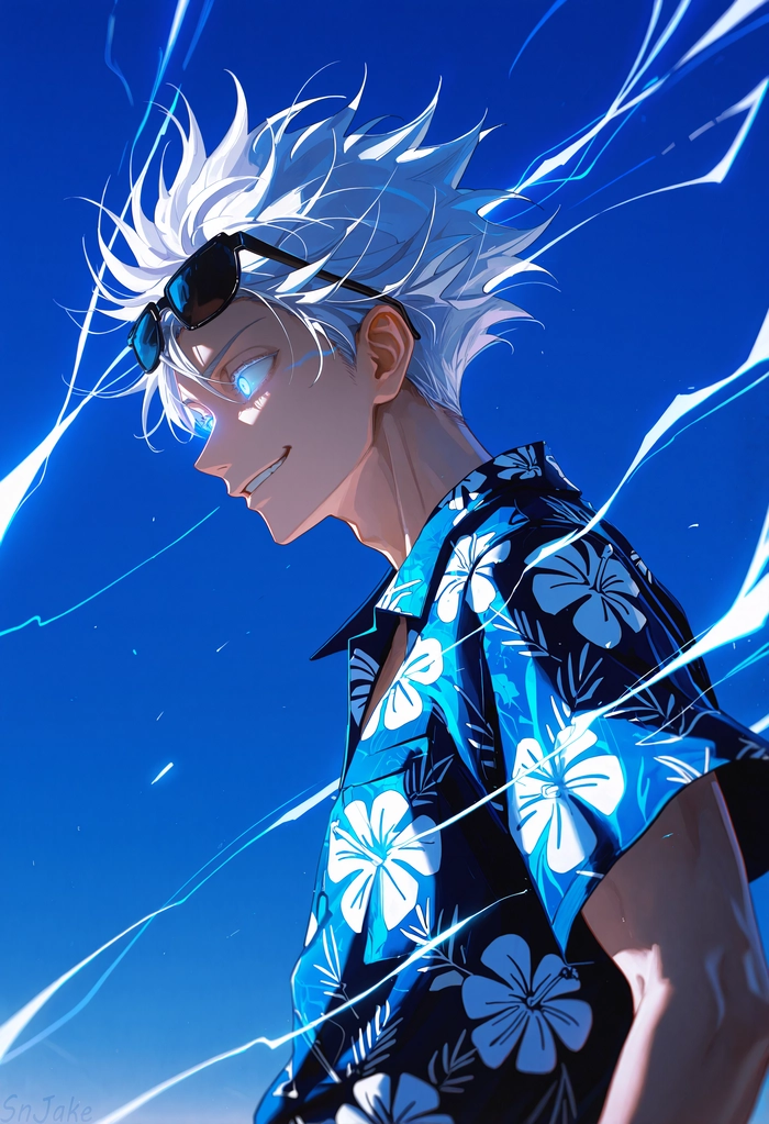Ảnh Gojo Satoru ngầu trong manga