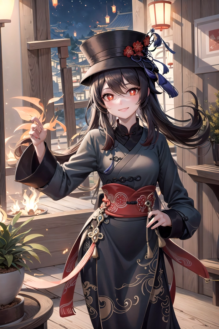 Ảnh HuTao cute ngọt ngào