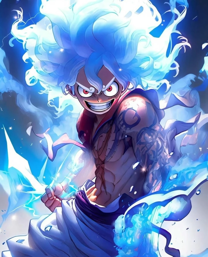 Ảnh Luffy Gear 5 ngầu