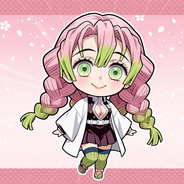 Ảnh Mitsuri chibi dễ thương