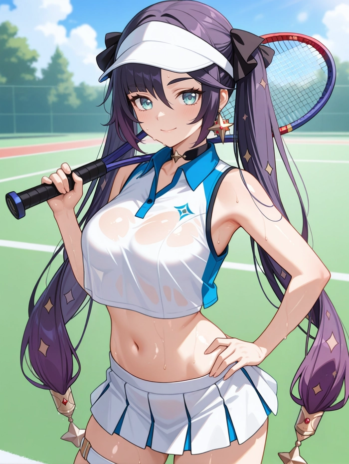 Ảnh Mona Genshin tinh tế