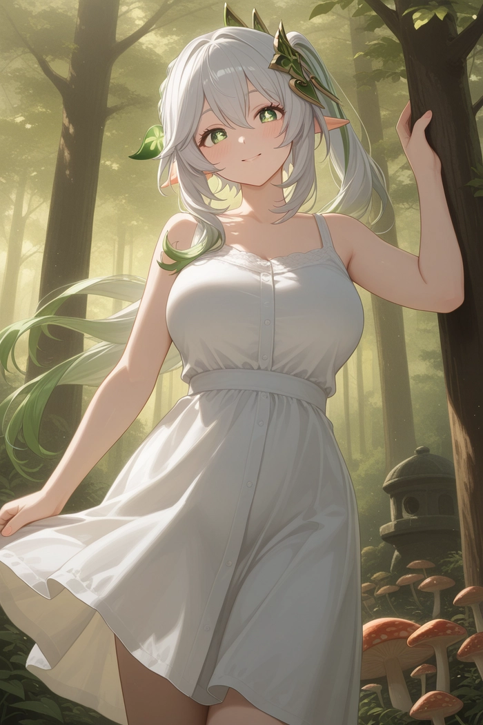 Ảnh Nahida anime cuốn hút