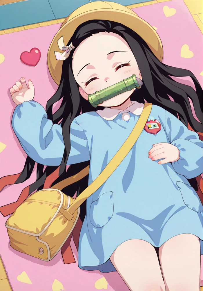 Ảnh Nezuko chibi cute đáng yêu
