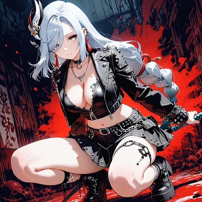 Ảnh Shenhe Genshin tuyệt sắc