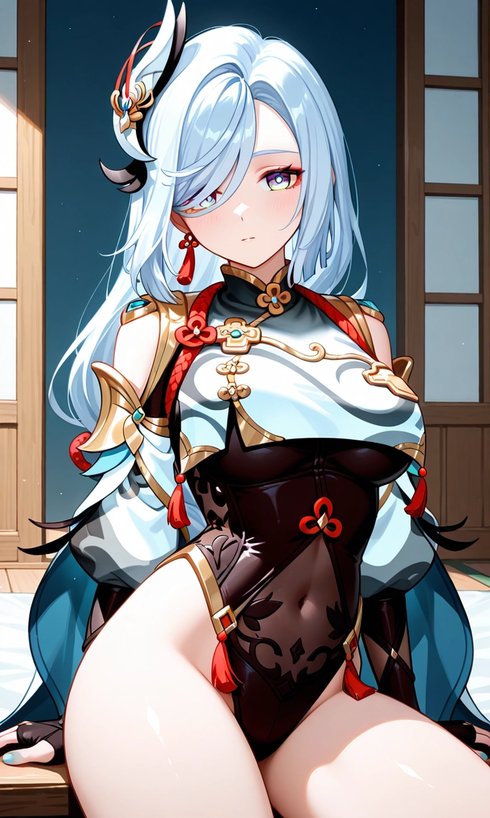 Ảnh Shenhe lạnh lùng cuốn hút