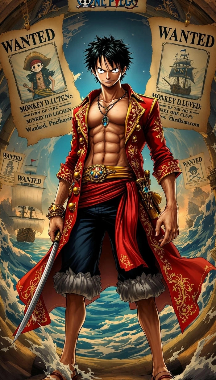Ảnh anime Luffy ngầu
