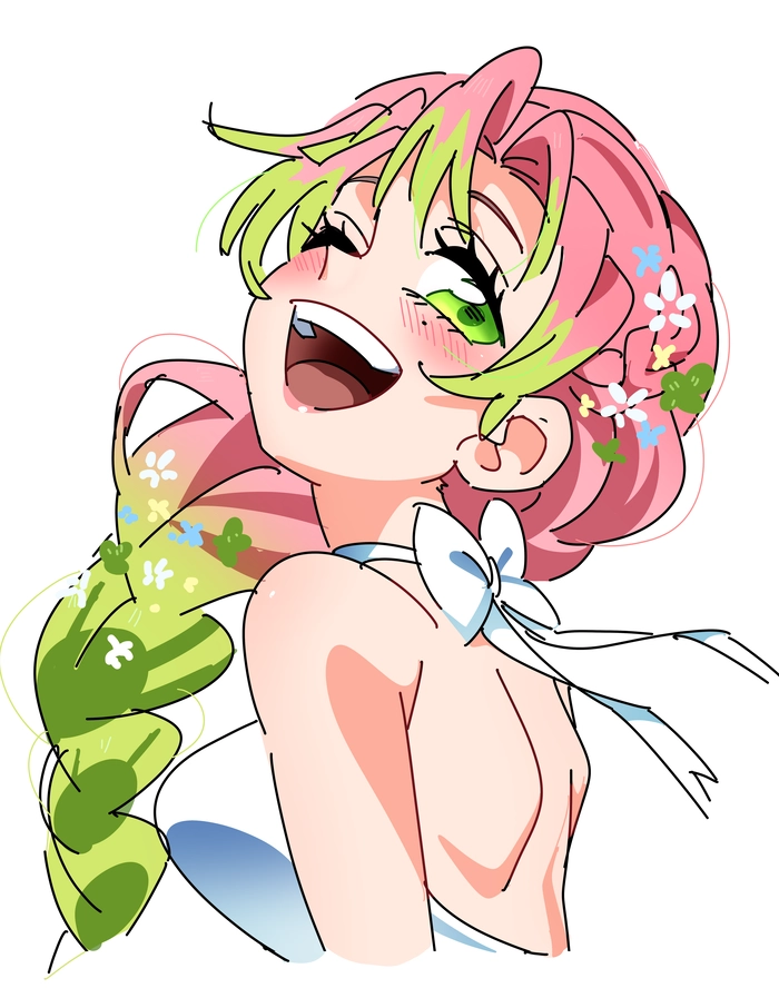Ảnh anime Mitsuri Kanroji đẹp