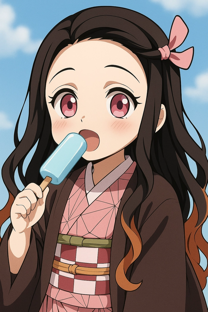 Ảnh anime Nezuko Thanh Gươm Diệt Quỷ