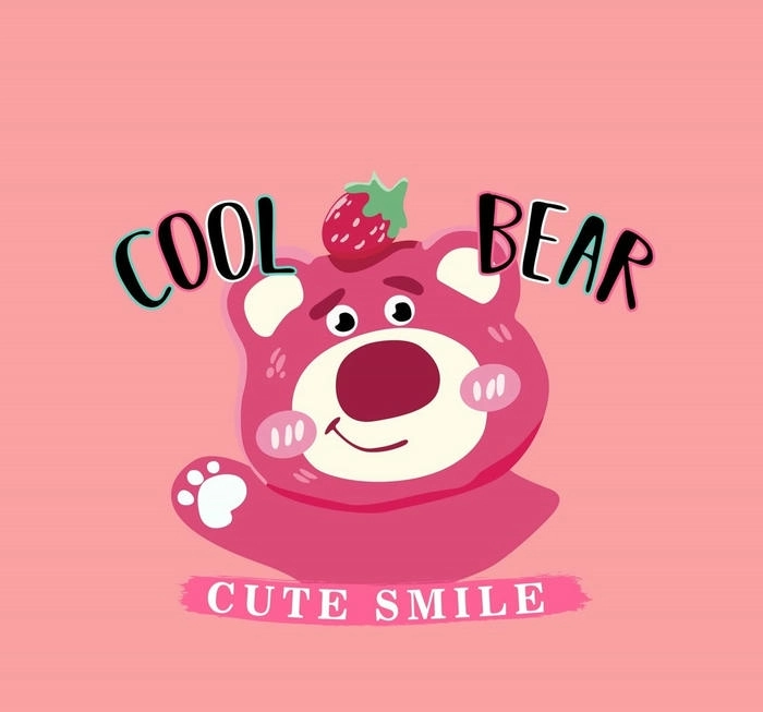 Ảnh gấu Dâu ngọt ngào dễ thương