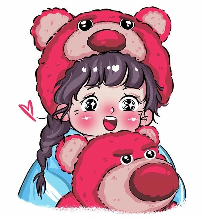 Ảnh gấu Dâu siêu cute