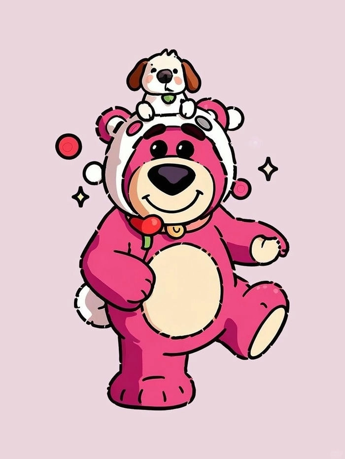 Ảnh gấu Dâu siêu đáng yêu