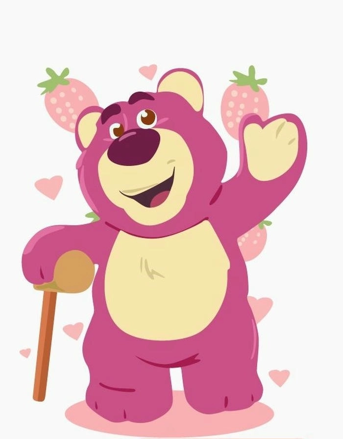 Ảnh gấu hồng cute