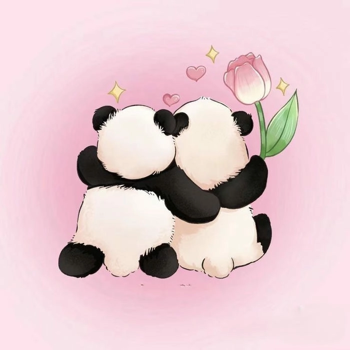 Ảnh gấu trúc dễ thương ngọt ngào