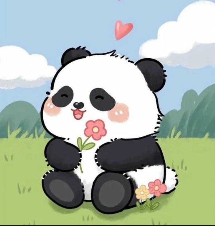 Ảnh gấu trúc hoạt hình cute