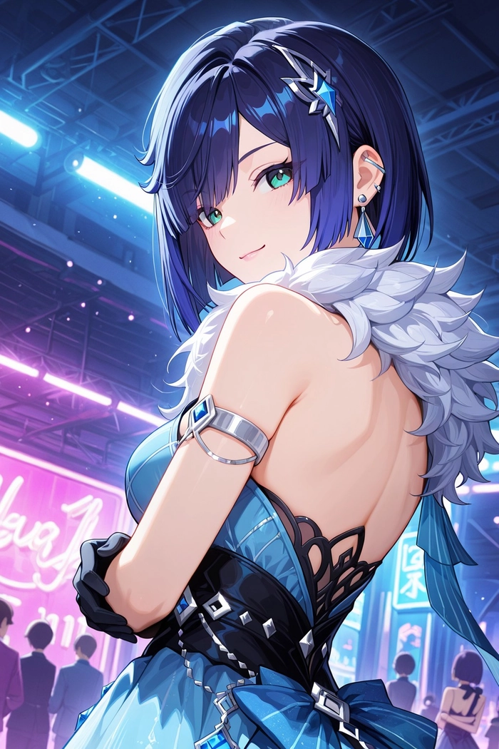 Ảnh nền Yelan Genshin quyến rũ