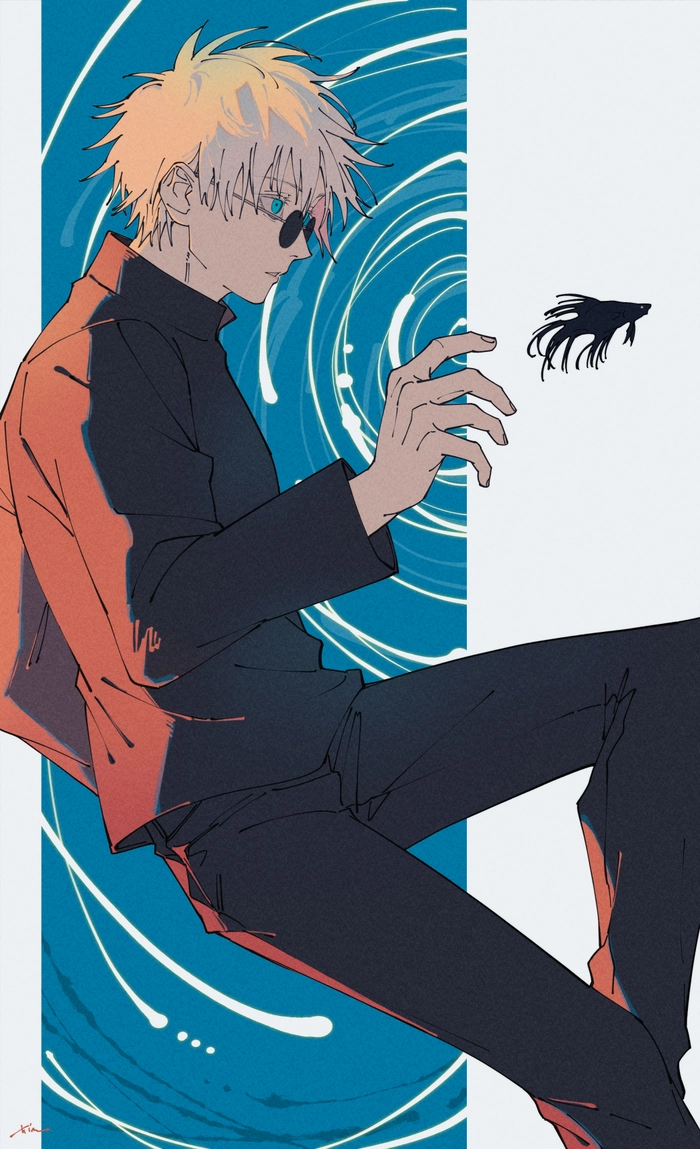 Ảnh thầy Gojo Satoru anime Jujutsu
