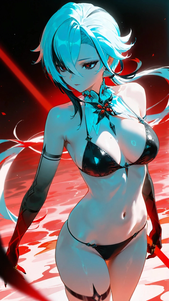 Arlecchino Genshin Impact bikini