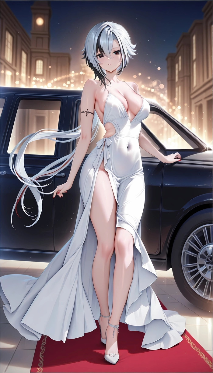 Arlecchino Genshin wallpaper 4K