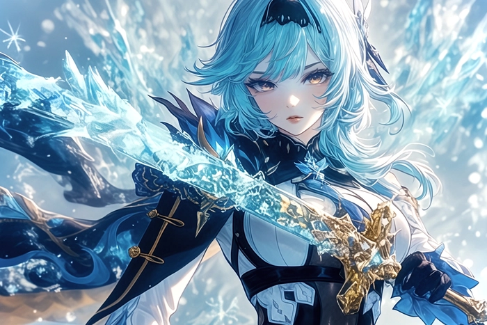 Eula Genshin Impact ảnh 4K