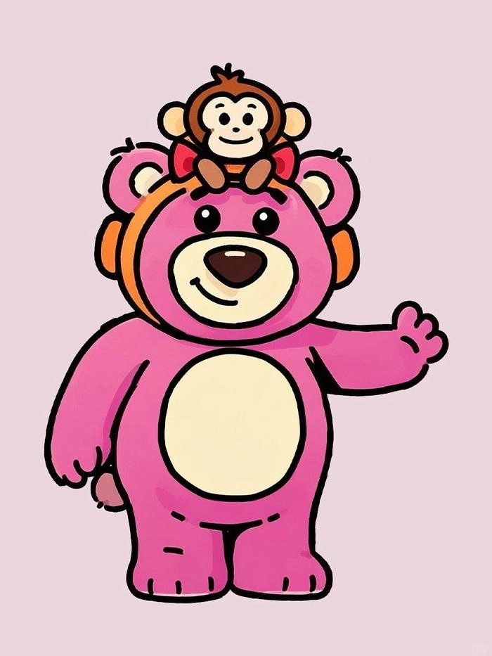 Gấu Dâu Lotso cute