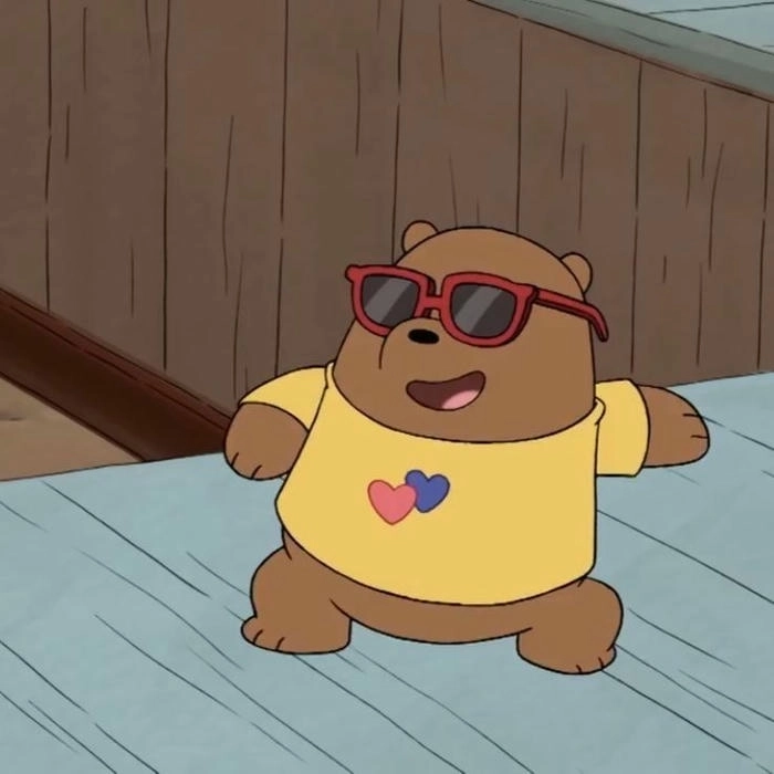 Gấu nâu cute đáng yêu