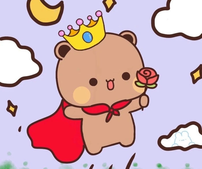 Gấu nâu siêu dễ thương