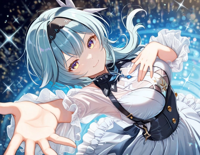 Hình Eula sexy trong Genshin Impact