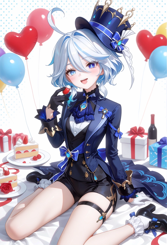 Hình Furina Genshin cuốn hút